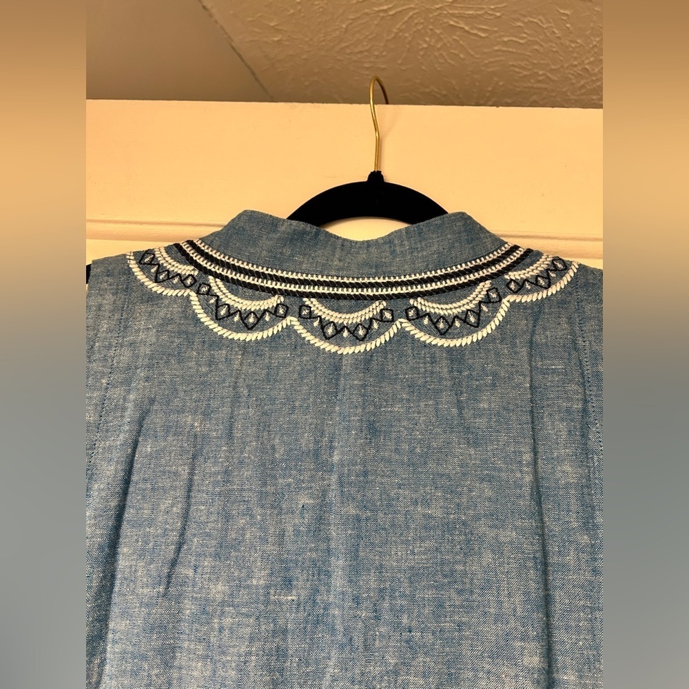 NWT Hatley Marin Shift Dress - Chambray Large - Picture 11 of 11